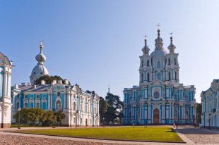 Фото достопримечательностей Санкт-Петербурга: Смольный монастырь в Санкт-Петербурге
